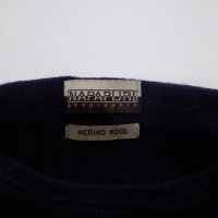 пуловер napapijri wool блуза фанела горнище мъжки вълнен оригинал XXL, снимка 5 - Пуловери - 43317273