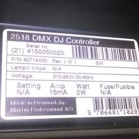 martin 2518 dmx dj controller-made in denmark-внос швеицария, снимка 9 - Други - 27493192