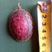 Стар медальон, снимка 2 - Антикварни и старинни предмети - 32974853