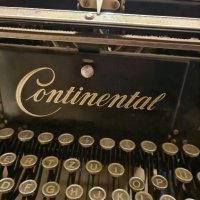 Стара Немска пишеща машина CONTINENTAL , снимка 10 - Антикварни и старинни предмети - 43951659