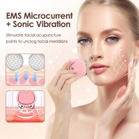 Мини уред за масаж  EMS микроток и лифтинг ефект на лицето, снимка 9 - Козметични уреди - 40047492