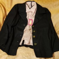 Нова дамска блуза с дантели кремава, снимка 5 - Блузи с дълъг ръкав и пуловери - 35272802