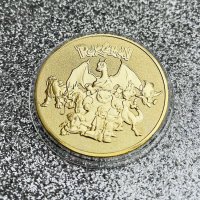 Покемон Пикачу монета / Pokemon Pikachu coin - Gold, снимка 5 - Нумизматика и бонистика - 38730108