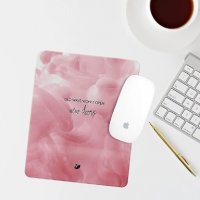 Подложка за мишка, Розов, Надпис, Mousepad с накитник, снимка 1 - Джойстици и геймпадове - 39776409