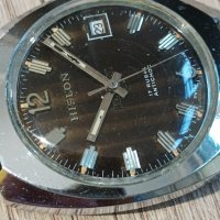  Мъжки часовник Hislon Swiss made , снимка 2 - Антикварни и старинни предмети - 43370788