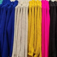 Дамски къс пуловер с яка 5 цвята, снимка 6 - Блузи с дълъг ръкав и пуловери - 43156137