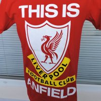 Liverpool FC This is Anfield - футболна фен тениска,оригинал (official merchandise) размер M , снимка 2 - Тениски - 44017183