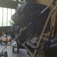 Детска сгъваема количка и бебешко столче за кола , снимка 5 - Детски колички - 37326725