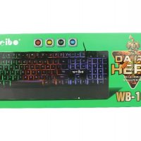 Геймърска клавиатура Weibo WB-100 Dark Hero, снимка 1 - Геймърски - 33185792
