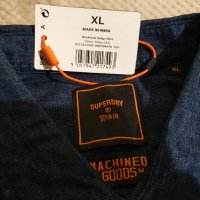 Нова дънкова риза SUPERDRY  XL, снимка 7 - Ризи - 35153210