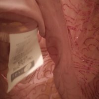 Нов топ Orsay розов воален с брокат с тънки презрамки M , снимка 4 - Корсети, бюстиета, топове - 32418596