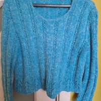 Дамска зимна плетена блуза, снимка 3 - Блузи с дълъг ръкав и пуловери - 43880734