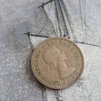 Монета - Великобритания - 1 шилинг | 1956г., снимка 2 - Нумизматика и бонистика - 43143744