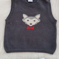 Пуловер без ръкав 4-6 месеца, снимка 3 - Панталони и долнища за бебе - 39225533