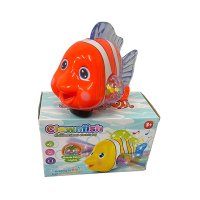 Музикален Рибка с функции, забавна играчка със звук, светлина и движение, в кутия 23335, снимка 2 - Музикални играчки - 43017892