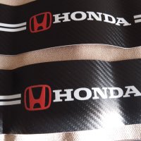 Висококачествени черни карбонови стикери за прагове на Хонда  Honda кола автомобил джип ван , снимка 7 - Аксесоари и консумативи - 43378084