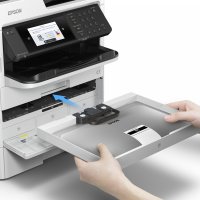 Принтер Мастиленоструен Мултифункционален 4 в 1 Цветен Epson WorkForce RIPS WF-C579RDTWF Копир Принт, снимка 3 - Принтери, копири, скенери - 33567110