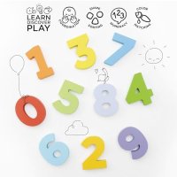 Нова Le Toy Van Образователна игра за броене и цветово разпознаване Деца Подарък, снимка 3 - Образователни игри - 43182429