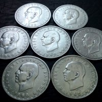 20 драхми 1960 сребро, снимка 2 - Нумизматика и бонистика - 37822519