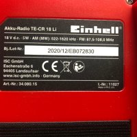Aкумулаторно радио Einhell 18 V, снимка 9 - Винтоверти - 43392561