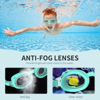 Нови Детски очила 2 в 1 с UV защита за плаж и против мъгла за плуване, снимка 5 - Други - 33614689