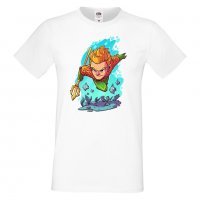 Мъжка тениска DC Aquaman Star Wars Игра,Изненада,Подарък,Геймър, , снимка 4 - Тениски - 36798472