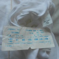 Нови памучни бели фланелки с дълъг ръкав /тениски,блузи/, снимка 8 - Тениски - 28298733