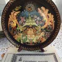 Порцелан декоративни чинии по руски народни приказки , снимка 1 - Декорация за дома - 44001513