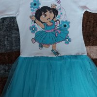 Детска рокля с дълъг ръкав 92, снимка 2 - Бебешки рокли - 43218251