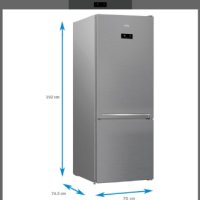 Хладилник с фризер BEKO, снимка 10 - Хладилници - 43392258