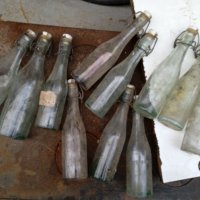 Стари шишета с порцеланови запушалки , снимка 6 - Антикварни и старинни предмети - 37109426