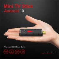 Гаранция 1г Android TV Box X96 S400 Stick Android 10, снимка 3 - Плейъри, домашно кино, прожектори - 29628539