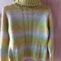 пуловер с висока яка. нов., снимка 1 - Блузи с дълъг ръкав и пуловери - 43969667