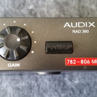 Audix Rad 360 приемник за безжичен микрофон, снимка 8 - Микрофони - 28256344