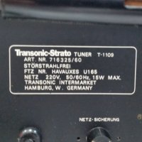 Стерео тунер Transonic-strato T-1109, снимка 6 - Ресийвъри, усилватели, смесителни пултове - 27583941