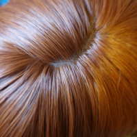 Светло кафява  перука с бретон средна дължина, снимка 7 - Аксесоари за коса - 44667955
