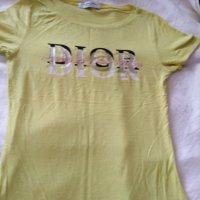 ОРИГИНАЛНА дамска тениска DIOR, снимка 8 - Тениски - 29011836