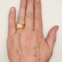 Златни мъжки пръстени-14К, снимка 10 - Пръстени - 38764140