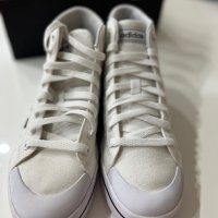 Нови оригинални кецове Adidas 39,3 номер бели и черни, снимка 6 - Кецове - 38299282