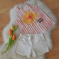 Лот потник,топ,къси панталони Zara, снимка 2 - Детски комплекти - 36830019