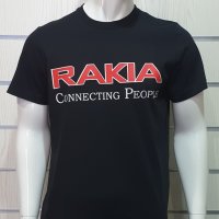 Нова мъжка тениска с трансферен печат RAKIA CONNECTING PEOPLE, алкохол, снимка 5 - Тениски - 28263621