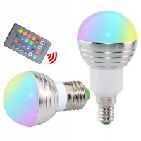 Крушка LED RGB , С дистанционно управление, E27, снимка 3 - Други стоки за дома - 28508864