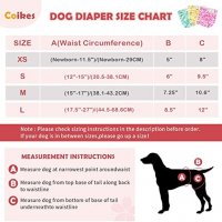 Нови хигиенни бикини за домашни любимци куче 3 броя пелени за многократна употреба, снимка 8 - За кучета - 40188972