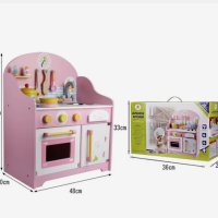 Детска дървена кухня. , снимка 8 - Играчки за стая - 40634772