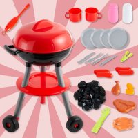 Детски Комплект за барбекю BBQ JOYIN 24 част , Детска играчка кухня интерактивен грил , снимка 4 - Образователни игри - 42976693