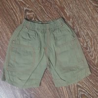 Зелени къси панталонки 98/104см-6лв+подарък, снимка 1 - Детски къси панталони - 28812732