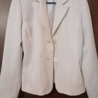 Ново бяло вталено сако, М, снимка 1 - Сака - 40486328