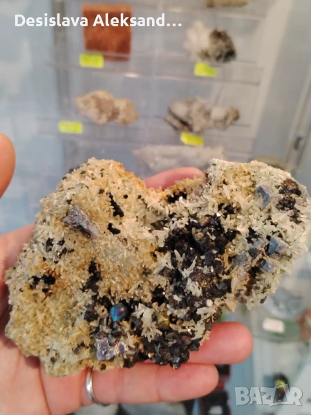 Страхотен планински кварц с галенит, сфалерит и халкопирит от Мадан , снимка 1