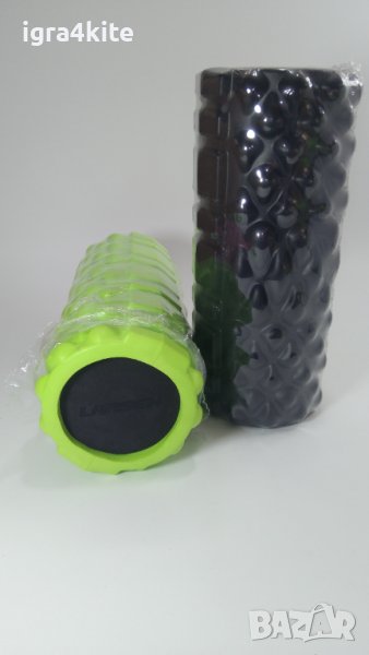 Foam Roller Larsen иновативна 2в1 без основа ролка за тренировки и йога, снимка 1