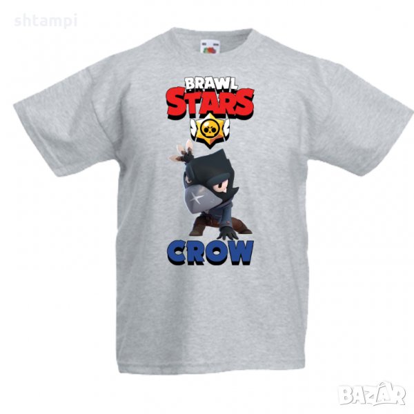 Детска тениска Crow 4 Brawl Stars, снимка 1